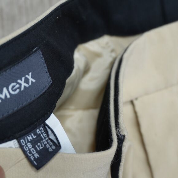 MEXX Women's Chinos Trouser Pants Wide Leg Cream NEW Sz 12 33x33 Stretch Cotton - Picture 5 of 13